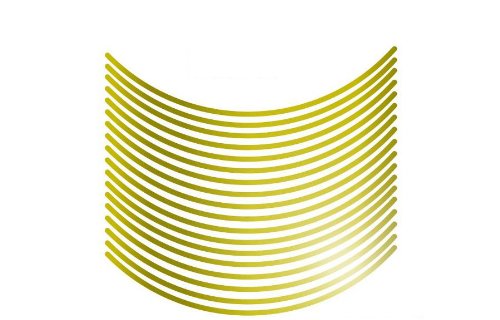 エムディーエフ リムストライプ ミラータイプ ミラーゴールド 4mm幅 12インチ RIM-4M-GD-12N