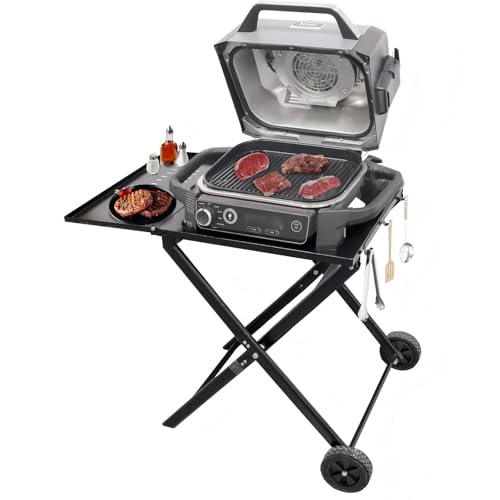 Raweao Foldable Grill Stand for Ninja Woodfire OG701/OG850/OG951