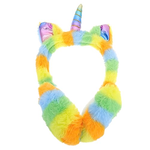 FOMIYES Cozy Winter Earmuff Plush Ear Cover for Portable and Comfortable Overhead Fit
