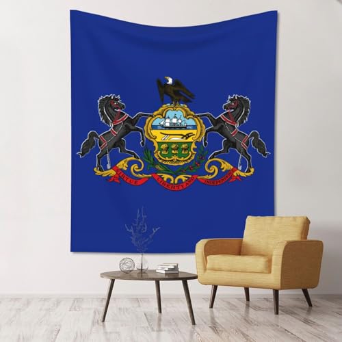 Tapisserie murale Pennsylvanie drapeau américain décoration murale chambre ado