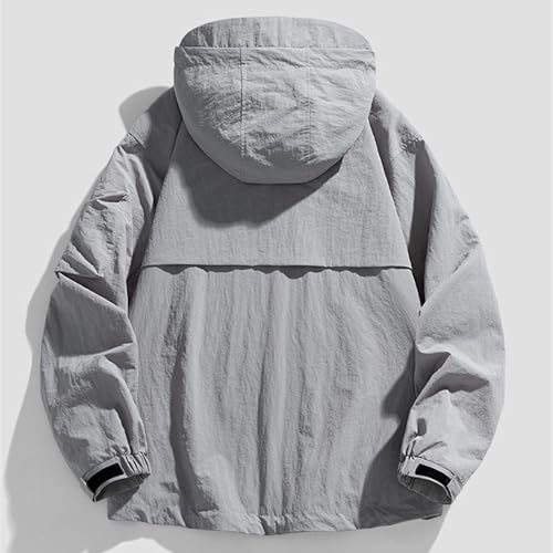 Veste imperméable homme softshell coupe-vent avec capuche
