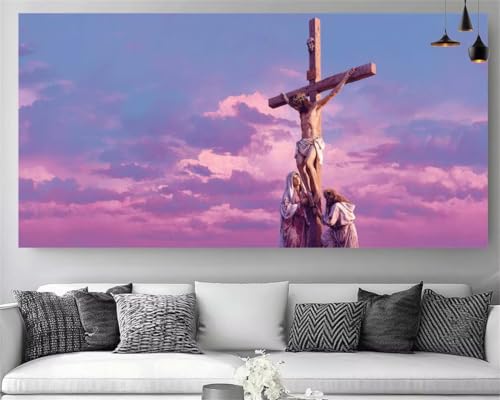 DIY peinture diamant 5D Jésus : le cadeau idéal en broderie gem art