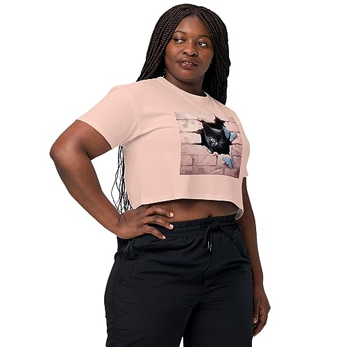 Crop top chat mignon pour éviter les hauts amples en été
