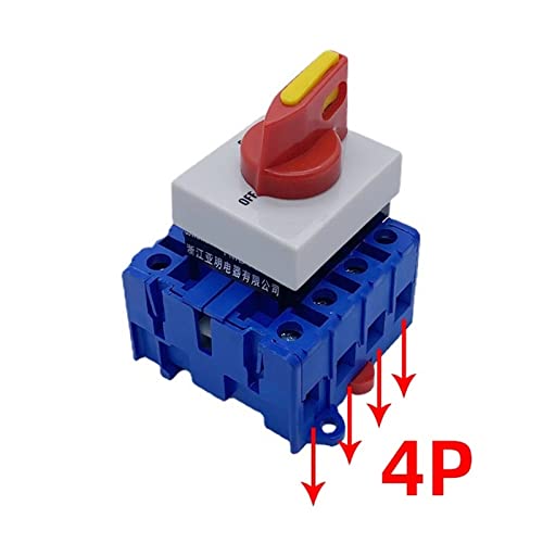 Interruptor aislador profesional YMD11-C 4P 32A OFF-ON 2