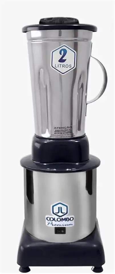 Liquidificador Industrial 2 Litros Baixa Rotação Monovolt 220v