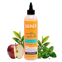 SAUCE BEAUTY Clarifying Scalp Treatment 8 Fl Oz  Sparkling Apple Cider Scalp & Hair Cleanser, Buildup remover with Apple Cider Vinegar & Tea Tree Oil for Dry, Itchy Scalp, All Hair Types