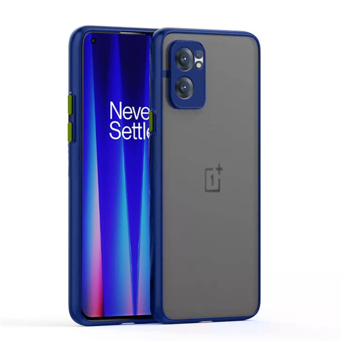 KloutCase Silicone, Polycarbonate and Rubber Back Cover for OnePlus Nord CE 2 5G Back Case Smoke Matte Full Cover Protective Back Case for OnePlus Nord CE 2 5G / One Plus Nord CE 2 5G (Blue) (B09WJF8124) Amazon Price History, Amazon Price Tracker