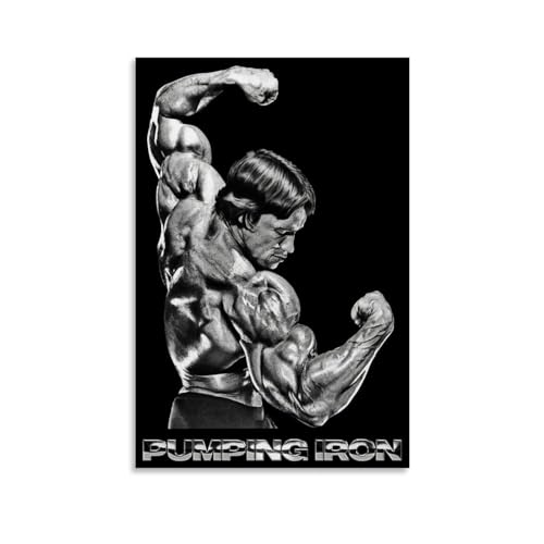 UCSUSA Arnold Schwarzenegger Good Figure Poster Canvas Wall Art Room Aesthetics HD Modern Decorative Painting Bedroom Liveroom Dorm Deco 12x18inch(30x45cm) Unframe-style