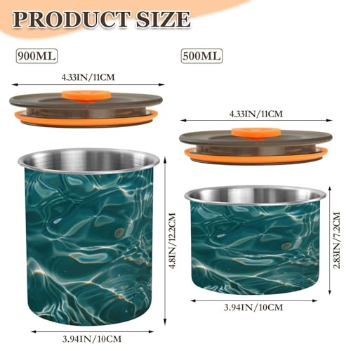 Contenedor Hermético de Café Acero Inoxidable 500ml miniatura 2