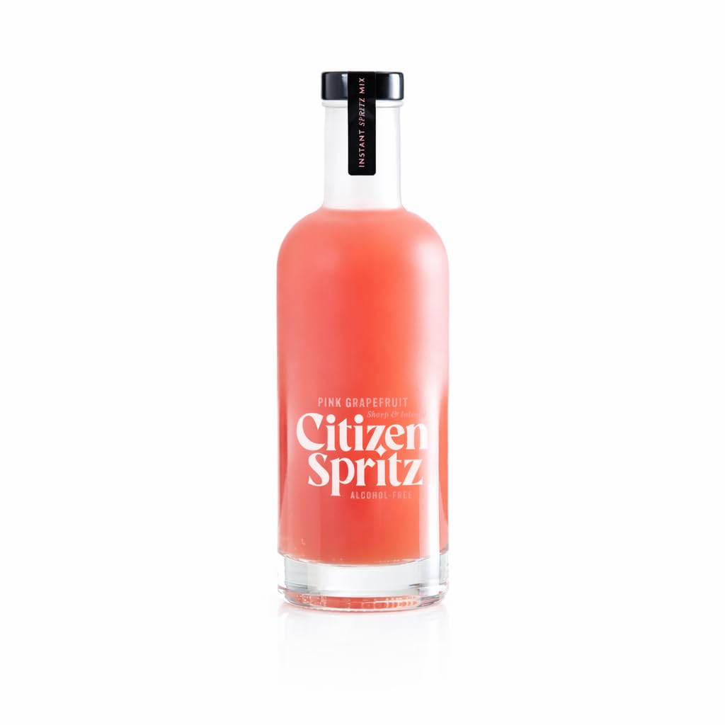 Pink Grapefruit Non-Alcoholic Spritz (500ml) | Award-Winning Sharp & Intense Pink Grapefruit Switchel | Vibrant Natural Ingredients | Deliciously Long Non-Alcoholic Aperitif