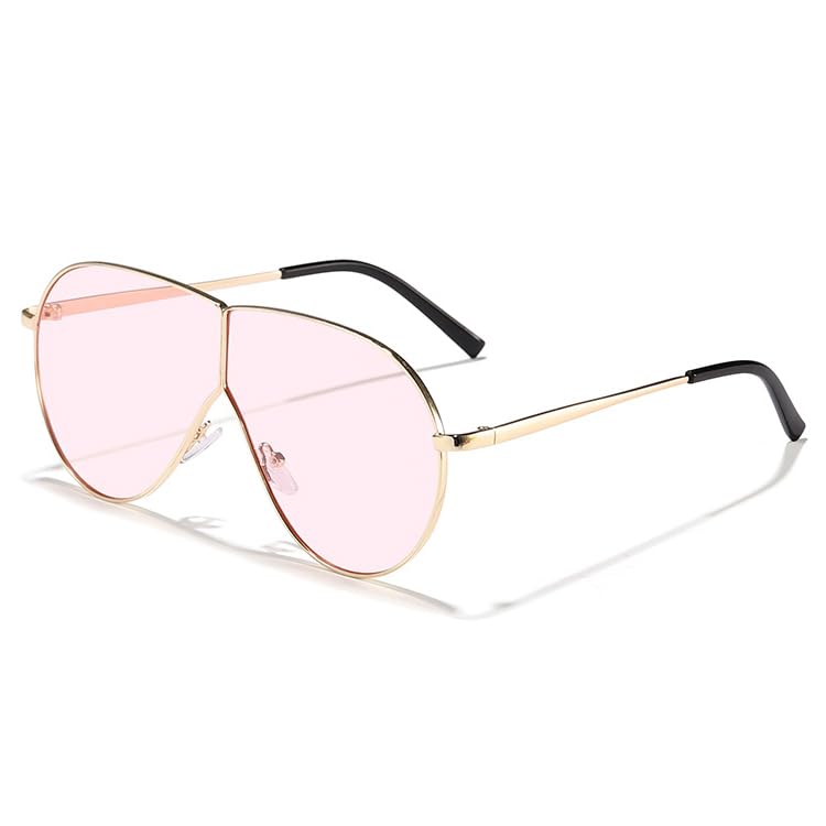 bullabulling Retro Sunglasses Women Oversized One Piece Frame UV400 Sun Glasses Trendy Retro Shades2