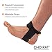 Cho-Pat Achilles Tendon Strap, Developed with Sports Medical Professionals at Mayo Clinic to Reduce Stress & Alleviate Achilles Tendonitis Pain, Black, Small