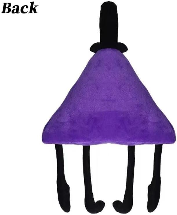 AlloFuu Gravity Falls Plush Bill Cipher Plushies with Keyring- Soft Cute Stuffed Toy Doll Pillow, Halloween for Boys Girls Fans - Image 4