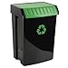 Tatay Cubo de Reciclaje, 50 L de Capacidad, Tapa Basculante, Polipropileno, Libre de BPA, Anti UVA, Color Verde, Medidas 40.5 x 33.5 x 57.5 cm