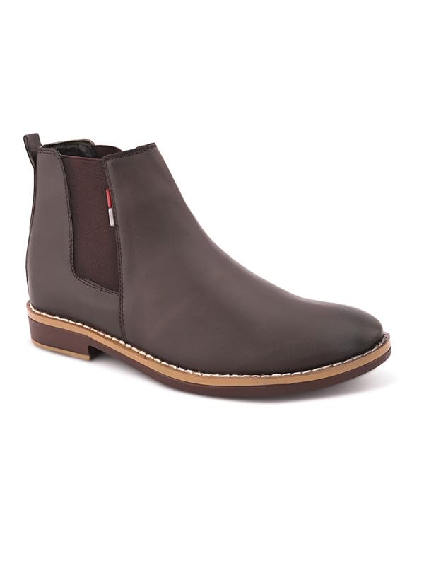 n n creaction Men's Formal Leather Chelsea Boots-picture-19