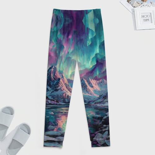 Aurora Northern Lights Men's Pajama Bottoms Sleep Lounge Soft Comfy Pants Sleepwear4