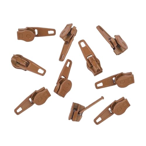 Bobines de nylon #3 marron avec fermeture éclair automatique pour couture