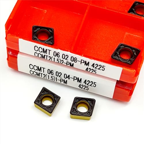 Herramienta CNC CCMT060204 CCMT060208 PM 4225 para Torneado Metal miniatura 6
