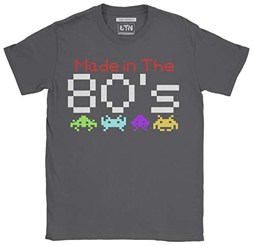 6TN Uomo Realizzato in Maglietta degli Anni '80