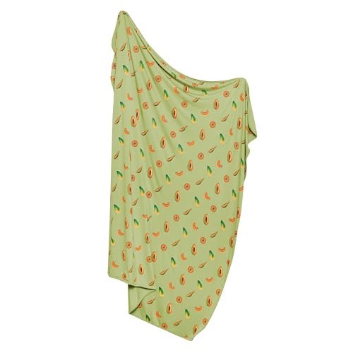 Image of KYTE BABY Swaddle Blanket in Papaya