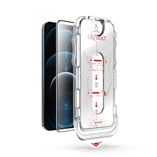 Image of Tempered Glass for iPhone 12 / iPhone 12 Pro Screen Protector [Military Grade Shatterproof & Longest Durable] Screen Protector iPhone 12 / iPhone 12 Pro Tempered Glass Full Coverage