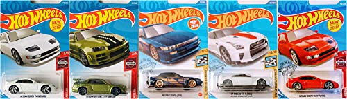 Hot Wheels Nissan 5 Car Set Bundle Version 4