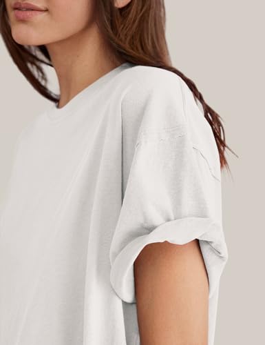 TARSE Oversized Tshirts for Women 2024 Loose Fit Summer Tunic Tops Soft Cotton Short Sleeve Boxy Tee3