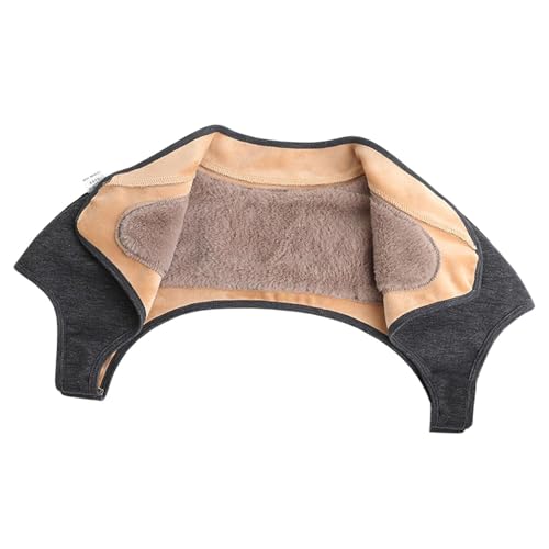 Amagogo Protector de hombro, almohadilla de hombro cálida para invierno, accesorios de ropa de invierno cómodos, soporte de hombro cálido para hombres mayores, 2xl