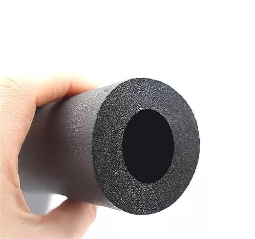Image of Spinxx 7 /8 inch ID X 1 /2 inch THK Foam Heat Insulated Tube for Air Conditioner Ac Pipe Foam Rubber Tube 5.9 Feet insulation pipe cover ID 22 X 13 mm THK Tube Pack of 4