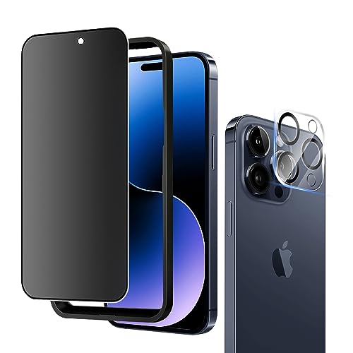 Fini les regards indiscrets : verre trempé anti-espion mat iPhone 15 Pro Max