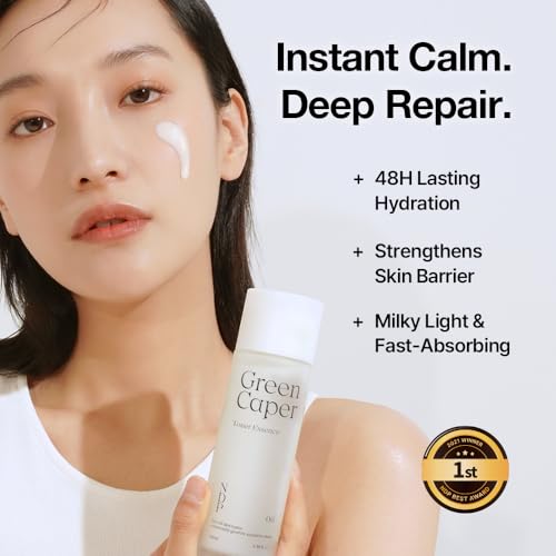 NDP Green Caper Milky Toner Essence - Hydrating Korean Toner for Face, Deep Moisture for Sensitive and Dry Skin, Panthenol, Madecassoside (4.39 Fl oz / 130ml) - Image 3