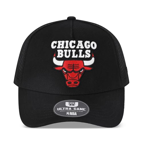 Image of Ultra Game Men's NBA Official Snap Back All Around The World Trucker Baseball Cap Hat