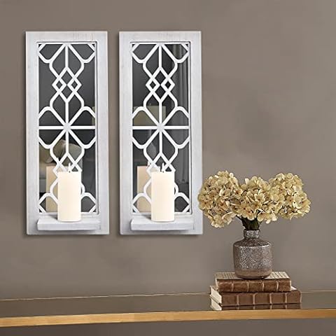 Pibeyer Rustic Candle Holders Wall Décor Cover