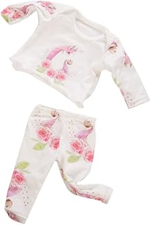 Doll Pajamas Suit 18 Inch Girl Doll Horse Theme Pajamas Fashion Dolls Dress Clothes our generation dolls clothes Mini Doll Pajamas Casual Outfit Kids Toys