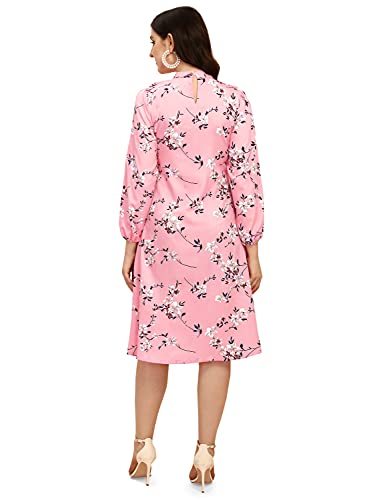 Image of OOMPH! Women's Wrap Knee Length Dress