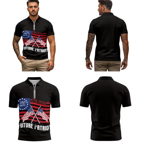 Polo para Parejas GULANGYU Camisa de Golf de Secado Rápido con Media Cremallera miniatura 7