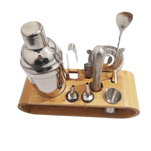 Set Coctelera y Accesorios 12 Piezas Acero Inoxidable miniatura 4