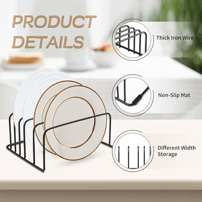 3Pack Cutting Board Organizer, Metal Cutting Board Holder kitchen organizers and storage Rack Baking Cookie Pan Sheets Storage Stand for Kitchen Cabinet Countertop Bakeware Organizer