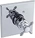 Newport Brass 3-1644TS Astaire Single Handle Square Thermostatic Valve Trim with, Polished Chrome