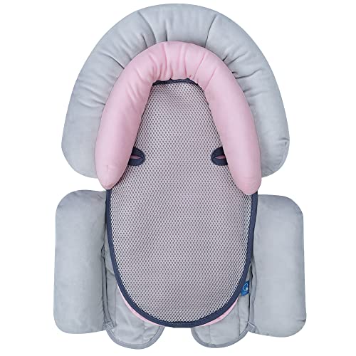 COOLBEBE Upgraded 3-in-1 Baby Head Neck Body Support Pillow for Newborn Infant Toddler - Extra Soft Car Seat Insert Cushion Pad, Perfect for Carseats, Strollers, Swings COOLBEBE Upgraded 3-in-1 Baby Head Neck Body Support Pillow for Newborn Infant Toddler - Extra Soft Car Seat Insert Cushion Pad, Perfect for Carseats, Strollers, Swings