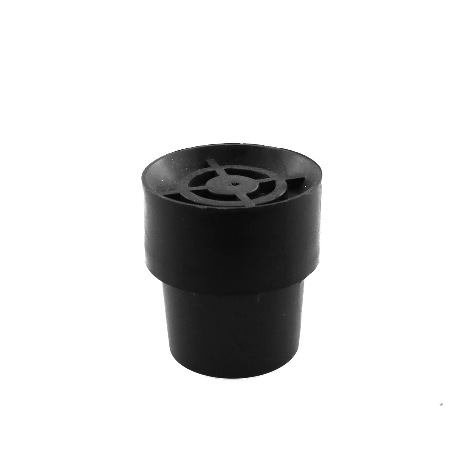 JCBIZ 6pcs Replacement Mini Rubber Leg Tip Black 40x25mm Trampoline Legs Rubber Caps Prevent Shaking Jump Bed Pipe Cover