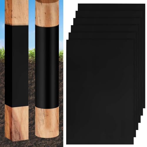 Emsiok 6-Pack Fence Post Protector Guard