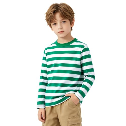 Image of Magic Park 6M-14Y Kid Striped T-Shirt Boys Cotton Tee Basic Top