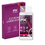 atFoliX Glasfolie kompatibel mit Oppo F1 Panzerfolie, 9H Hybrid-Glass FX Schutzpanzer Folie