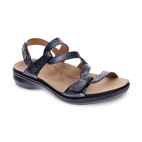 Image of Revere Shoes Emerald Back Strap Sandal for Women - Leather Sandals with Adjustable Straps - Lightweight Arch Support - Comfort Walking Sandals