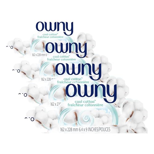 Downy Dryer Sheets Fabric Softener | Cool Cotton | 240 Sheets, Pack of 4 - image 1