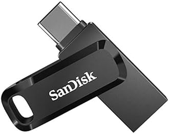 SanDisk 128GB Ultra Dual Drive Go USB Type-C Flash Drive, Black - SDDDC3-128G-G46