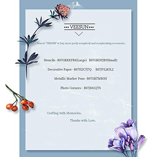 VEESUN Album Fotografico, Lino Scrapbooking Album