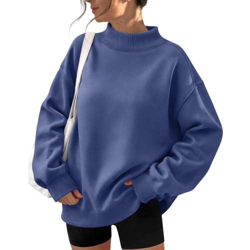 yakyamgi Oversized Mock Neck Sweatshirt Women 2026 Casual Winter Pullover - image 1
