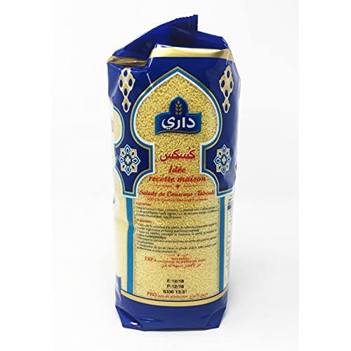 DARI - Couscous Moyen 1Kg - Lot De 4